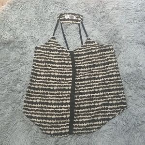 Mahina top cream and black perfect top with or without cover up